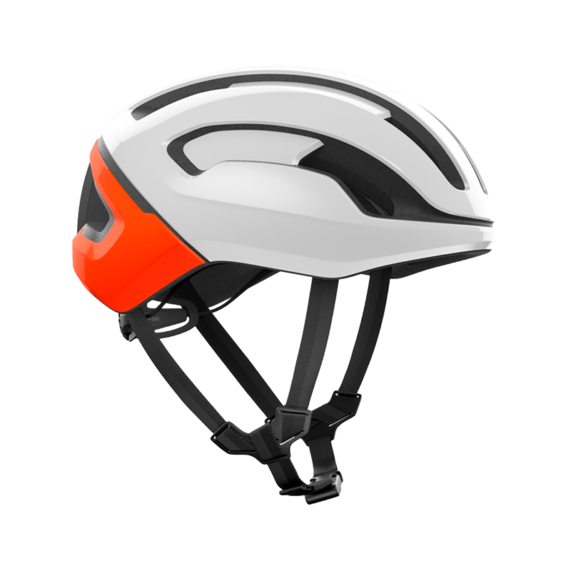 Balfes Bikes POC Omne Air MIPS Road Helmet in Hydrogen White/Fluorescent Orange | Free postage over £30, £10 off first order, price match & 0% finance.