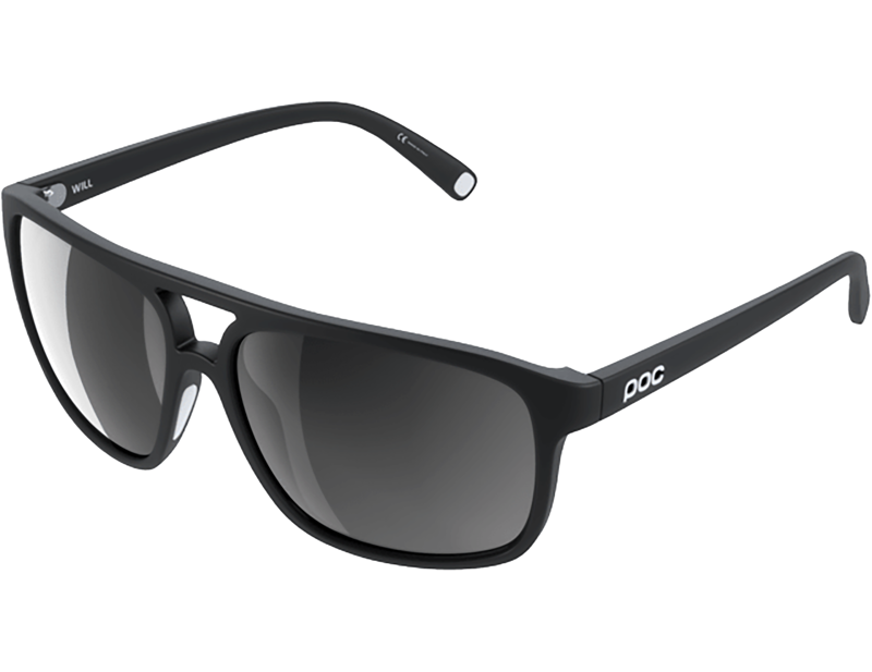 POC Will Sunglasses in Uranium Black/Hydrogen White/Clarity Universal/Sunny Grey