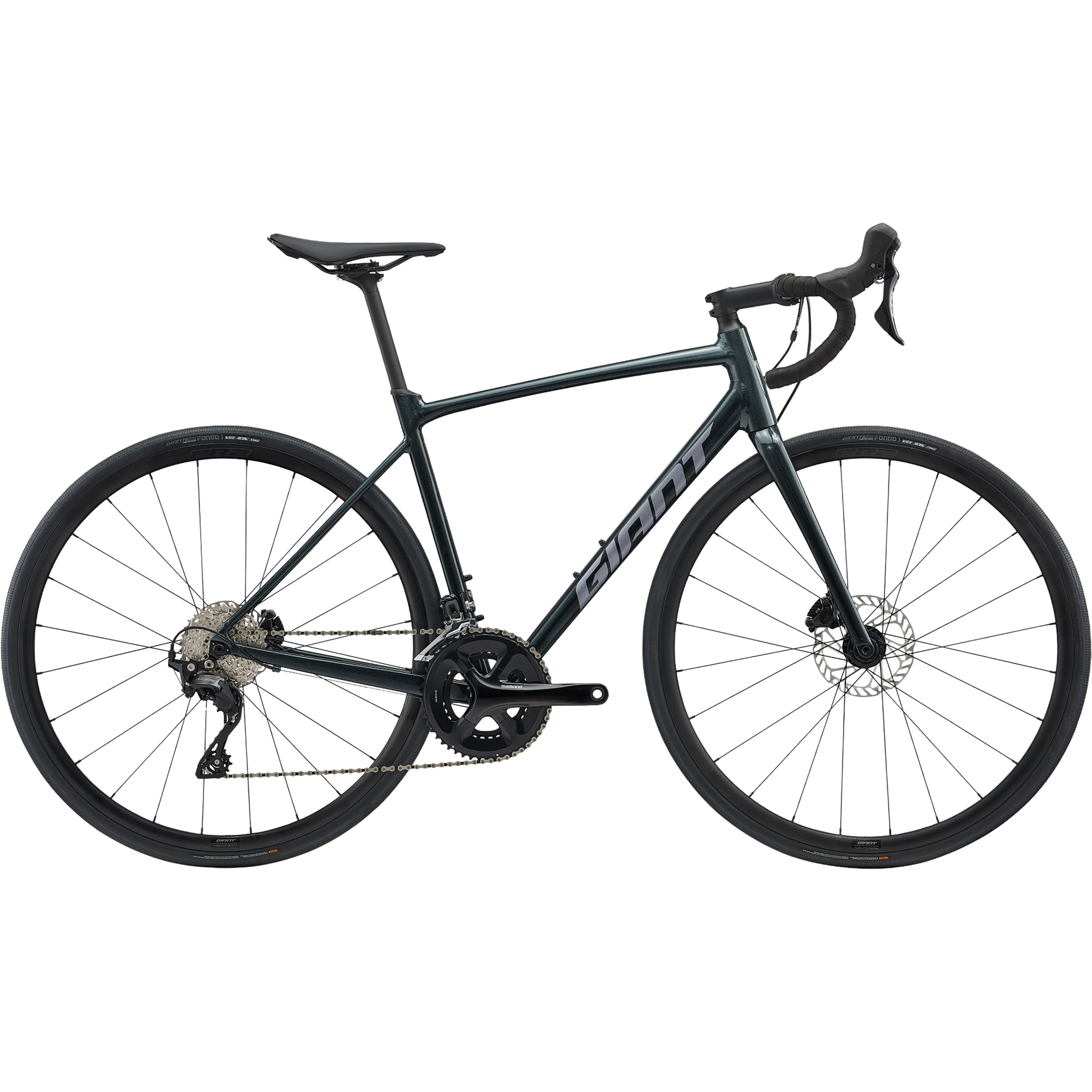 Giant Contend SL Disc Road Bike 2026 in Asphalt Green
