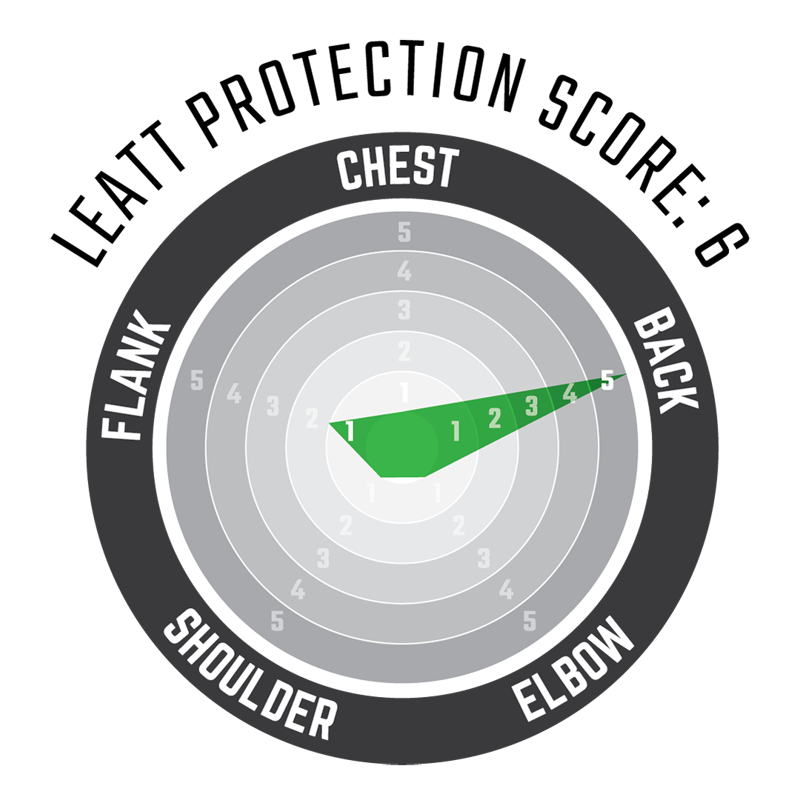 Leatt 3DF AirFit Evo Back Protector in Black-4