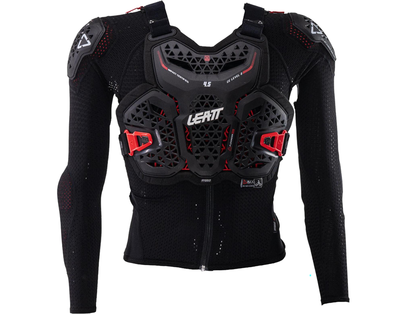 Leatt 4.5 Hybrid Junior Body Protector in Black