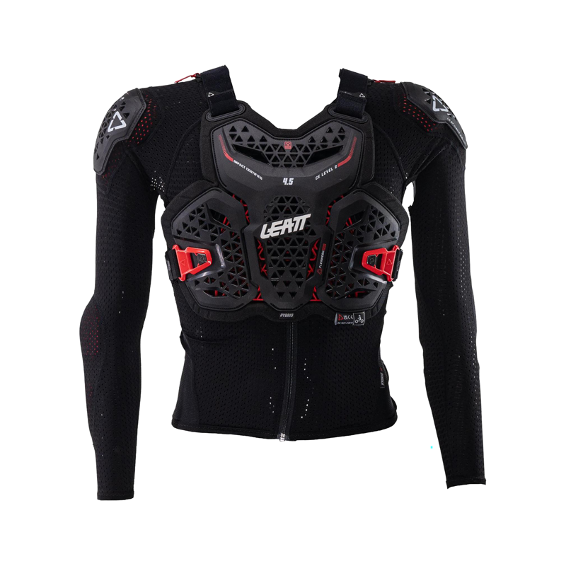Balfes Bikes Leatt 4.5 Hybrid Junior Body Protector in Black | Free postage over £30, £10 off first order, price match & 0% finance.
