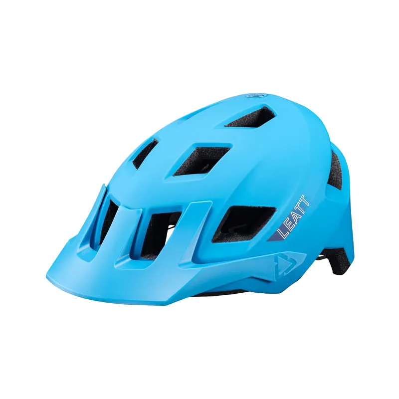 Leatt AllMtn 1.0 Mountain Bike Helmet in Cyan Blue-1