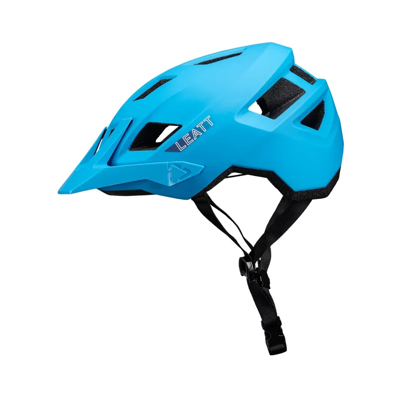 Leatt AllMtn 1.0 Mountain Bike Helmet in Cyan Blue-2