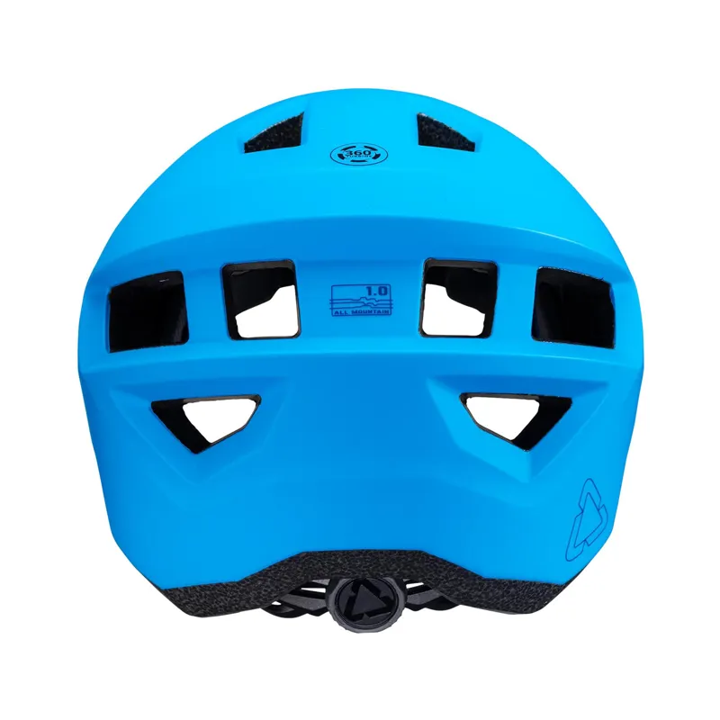 Leatt AllMtn 1.0 Mountain Bike Helmet in Cyan Blue-3