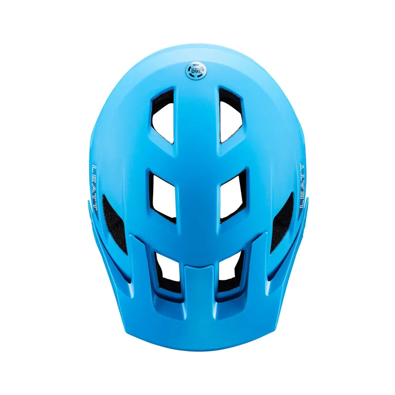 Leatt AllMtn 1.0 Mountain Bike Helmet in Cyan Blue-4