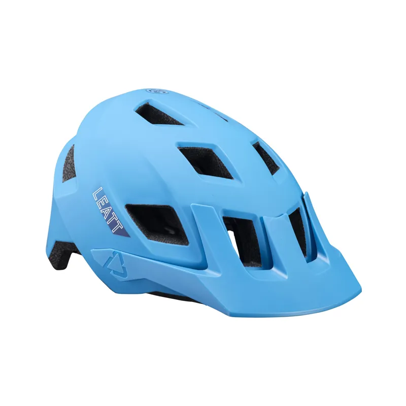 Leatt AllMtn 1.0 Mountain Bike Helmet in Cyan Blue-6