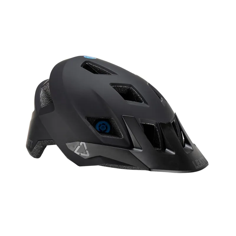 Leatt AllMtn 1.0 Mountain Bike Helmet in Stealth Black/Grey-5