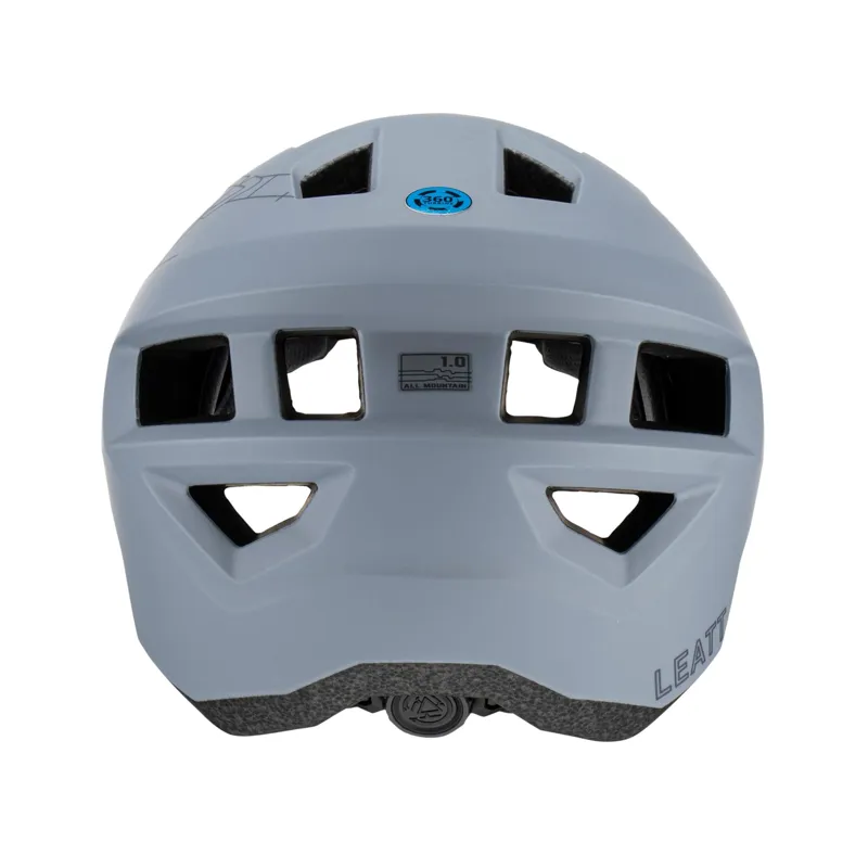 Leatt AllMtn 1.0 Mountain Bike Helmet in Titanium Grey-3