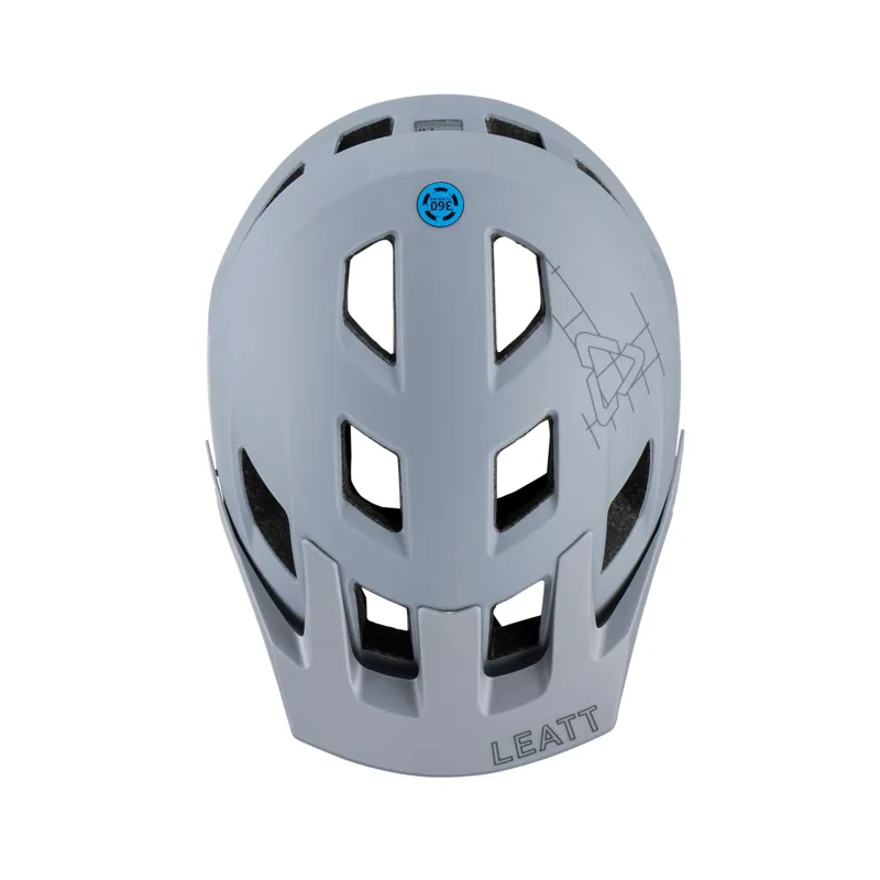 Leatt AllMtn 1.0 Mountain Bike Helmet in Titanium Grey-4