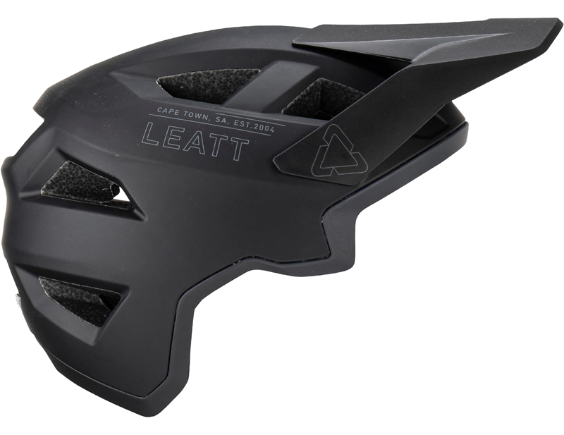 Leatt AllMtn 2.0 Mountain Bike Helmet in Stealth Black/Grey