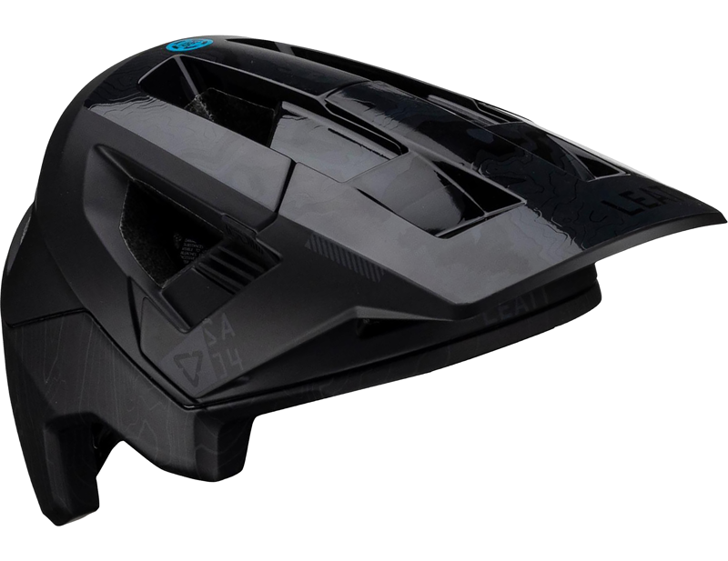 Leatt AllMtn 4.0 Mountain Bike Helmet in Stealth Black/Grey