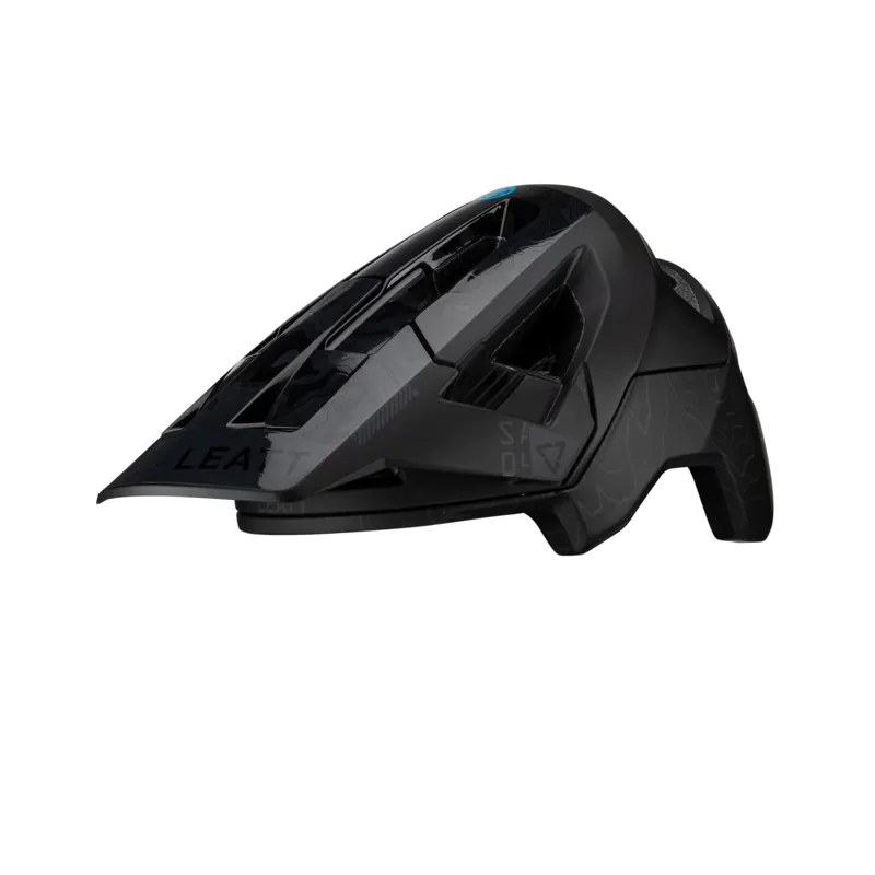 Leatt AllMtn 4.0 Mountain Bike Helmet in Stealth Black/Grey-2