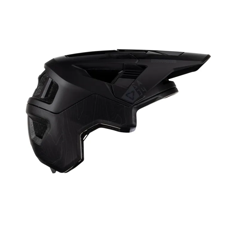 Leatt AllMtn 4.0 Mountain Bike Helmet in Stealth Black/Grey-6