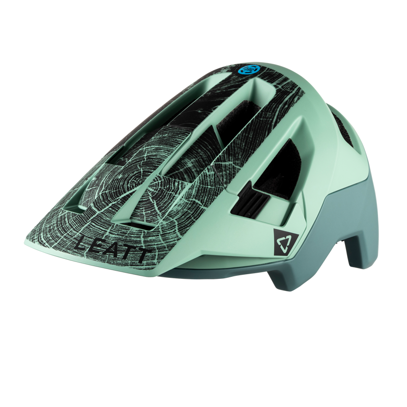 Leatt AllMtn 4.0 Mountain Bike Helmet in Teal Green-2