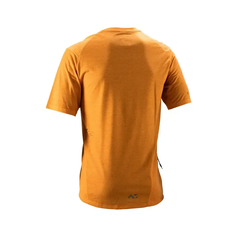Leatt Endurance 2.0 Mountain Bike Short Sleeve Jersey in Lager Yellow-1