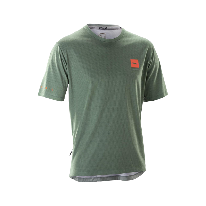 Balfes Bikes Leatt Endurance 2.0 Mountain Bike Short Sleeve Jersey in Mist Green | Free postage over £30, £10 off first order, price match & 0% finance.
