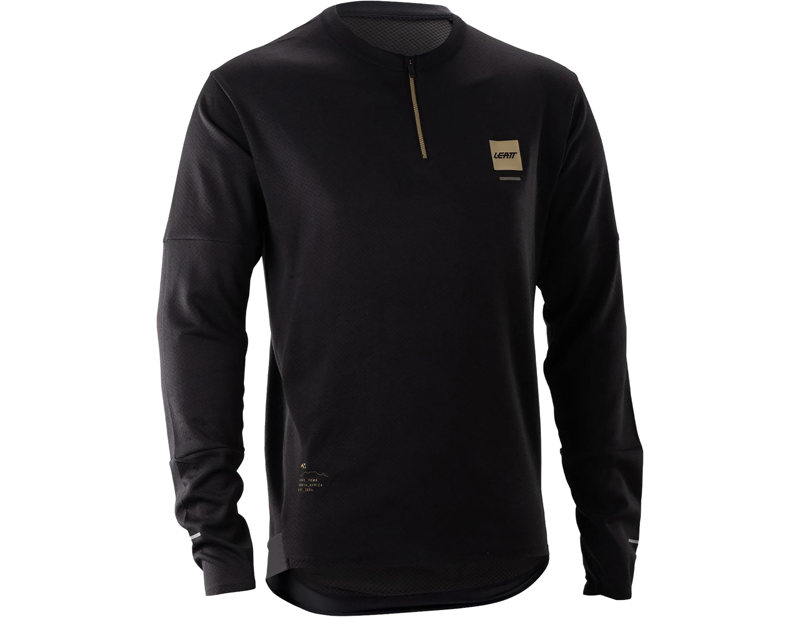 Leatt Endurance 3.0 Long Sleeve Mountain Bike Jersey in Black