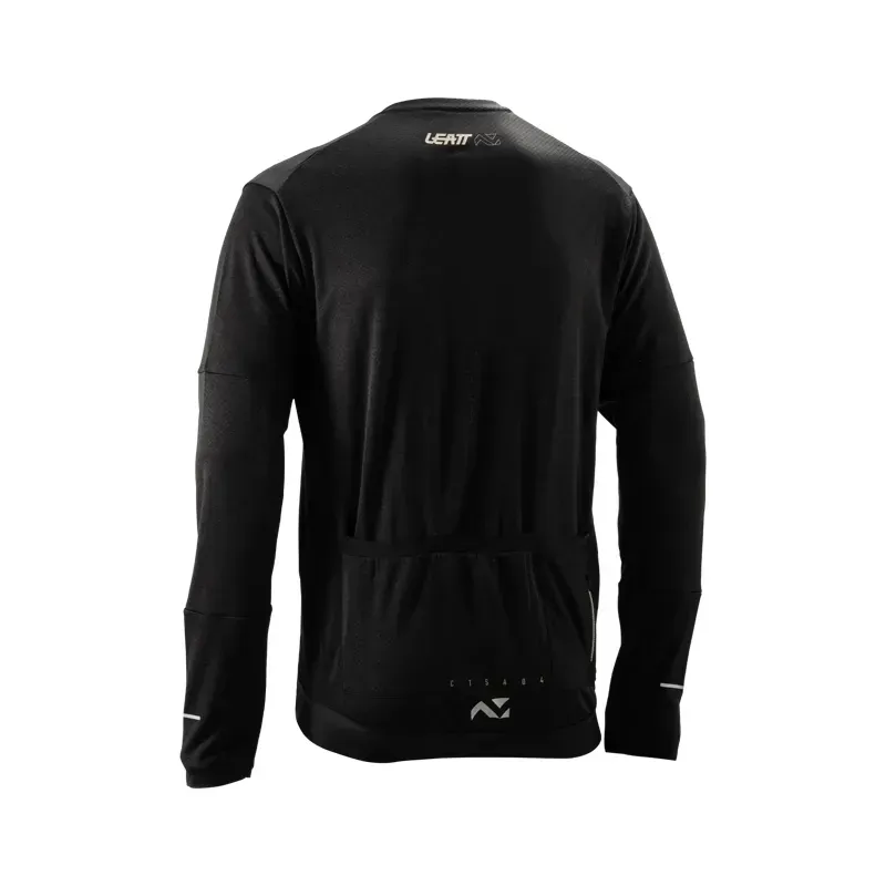 Leatt Endurance 3.0 Long Sleeve Mountain Bike Jersey in Black-1
