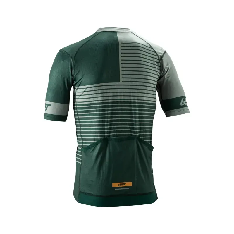 Leatt Endurance 3.0 Long Sleeve Mountain Bike Jersey in Spruce Green-1