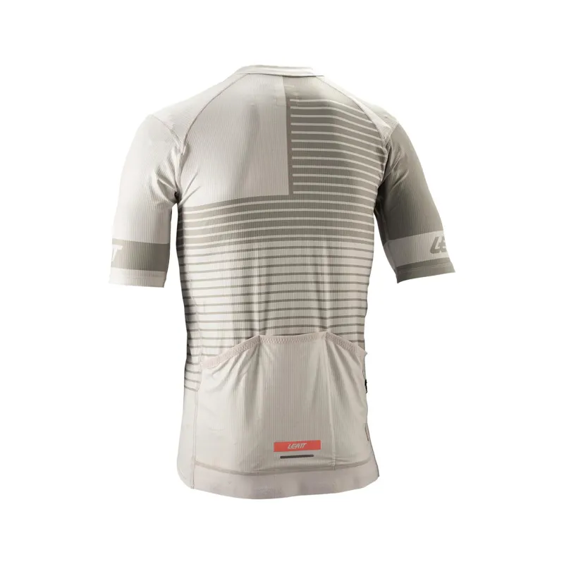 Leatt Endurance 3.0 Long Sleeve Mountain Bike Jersey in Stone Grey-1