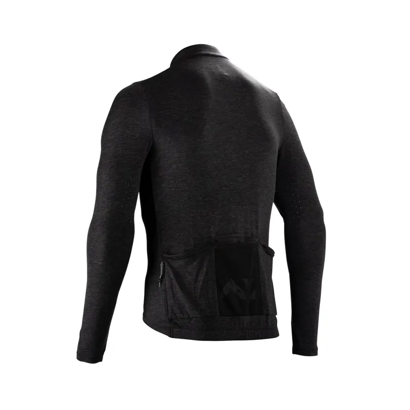 Leatt Endurance 4.0 Mountain Bike Long Sleeve Jersey in Black-1