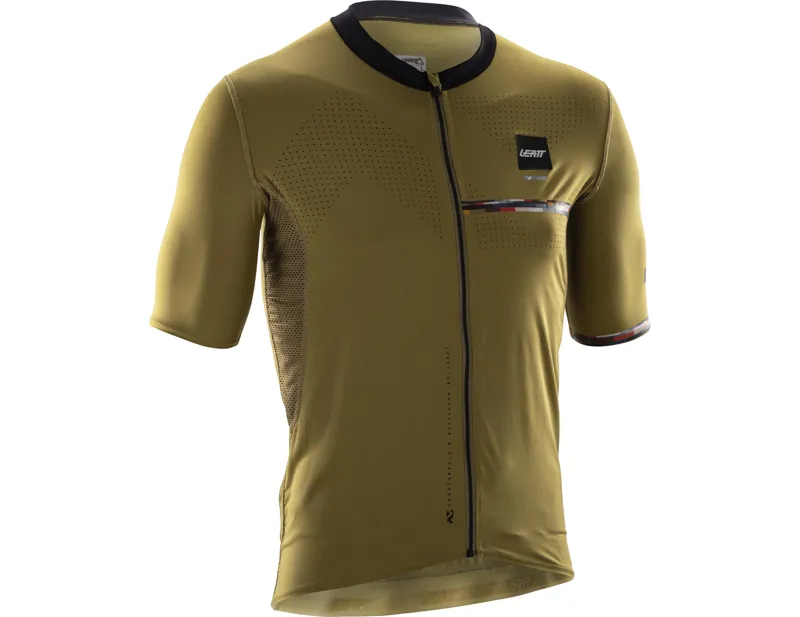 Leatt Endurance 5.0 Cargo Mountain Bike Jersey in Brass Brown