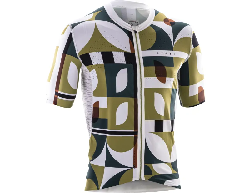 Leatt Endurance 5.0 Cargo Mountain Bike Jersey in Canvas Green