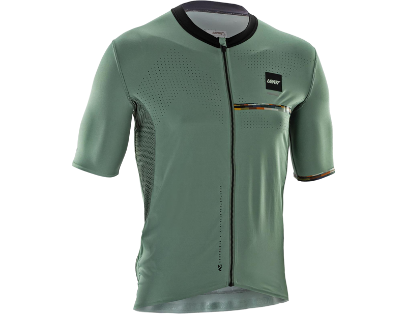 Leatt Endurance 5.0 Cargo Mountain Bike Jersey in Mist Green