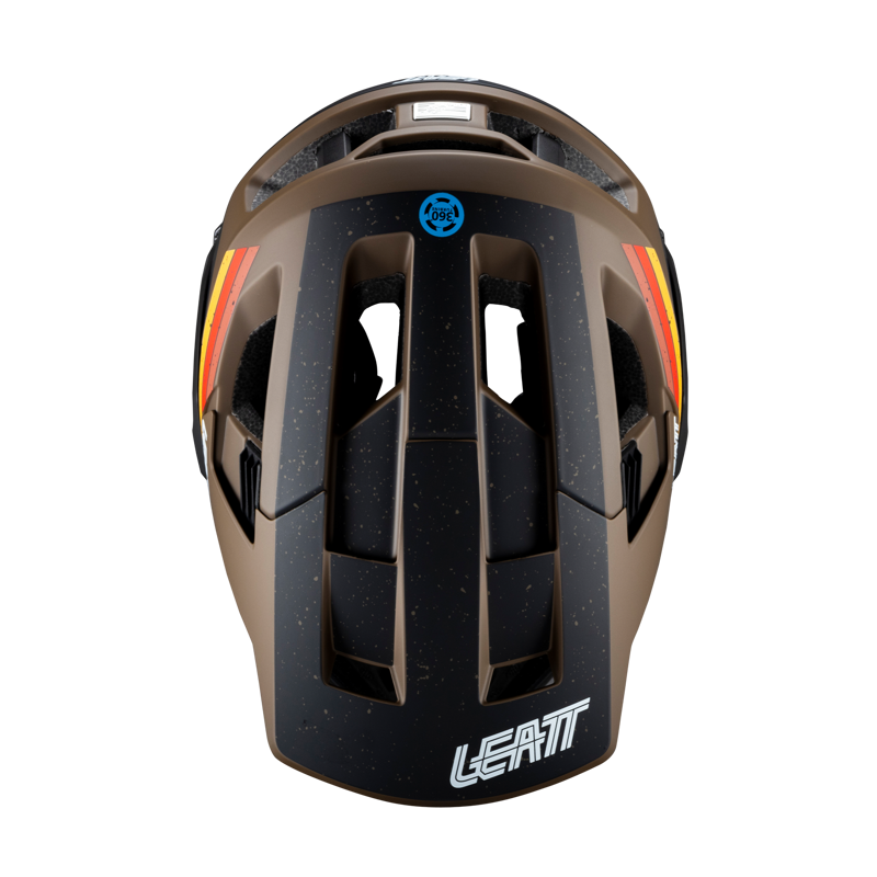 Leatt Enduro 4.0 MTB Full Face Helmet in Loam Brown-4