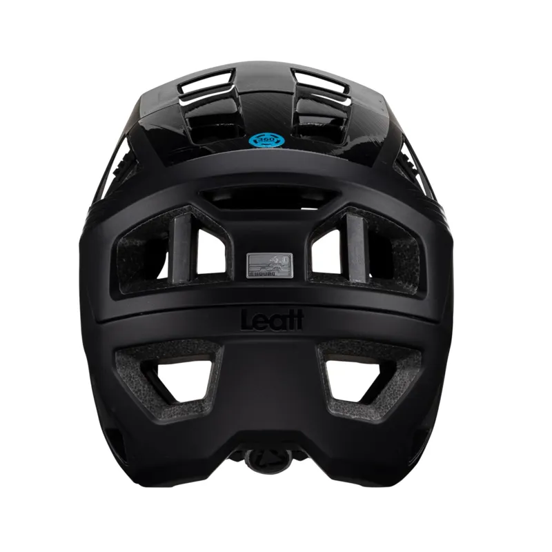 Leatt Enduro 4.0 MTB Full Face Helmet in Stealth Black/Grey-3
