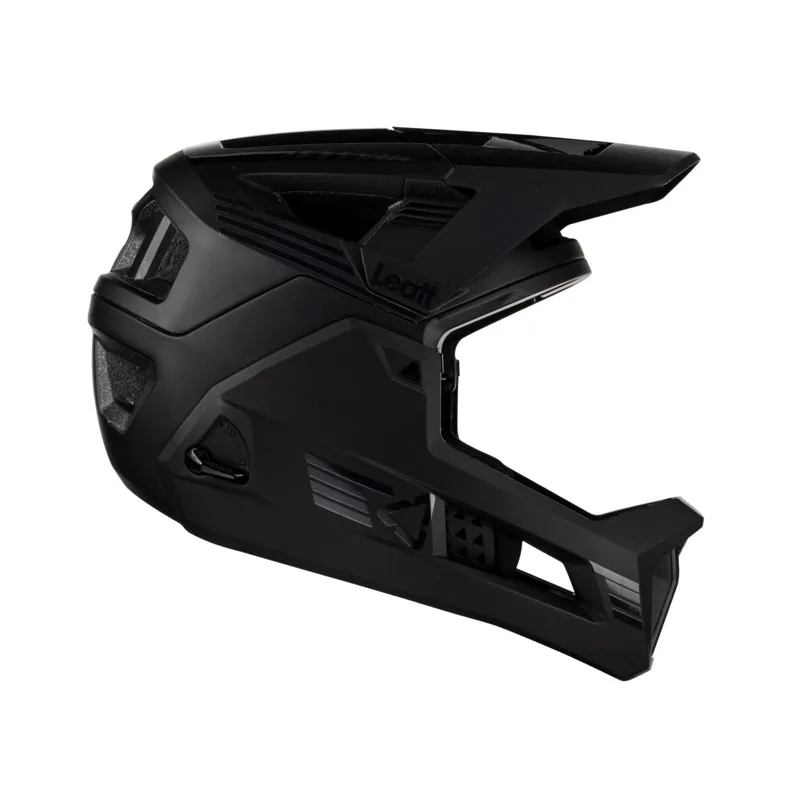 Leatt Enduro 4.0 MTB Full Face Helmet in Stealth Black/Grey-6
