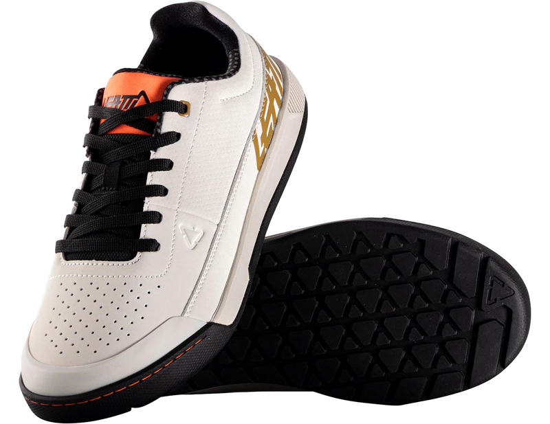 Balfes Bikes Leatt 2.0 Flat Shoe in Cream White | Free postage over £30, £10 off first order, price match & 0% finance.