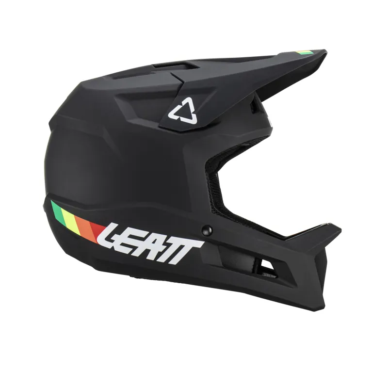 Leatt Gravity 1.0 Full Face Mountain Bike Helmet in Black-4