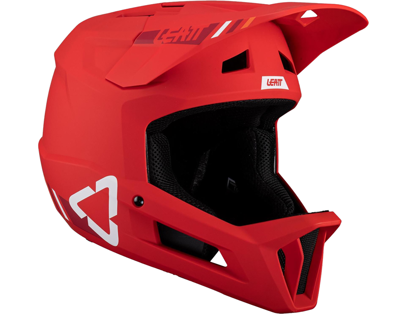 Leatt Gravity 1.0 Full Face Mountain Bike Helmet in Red