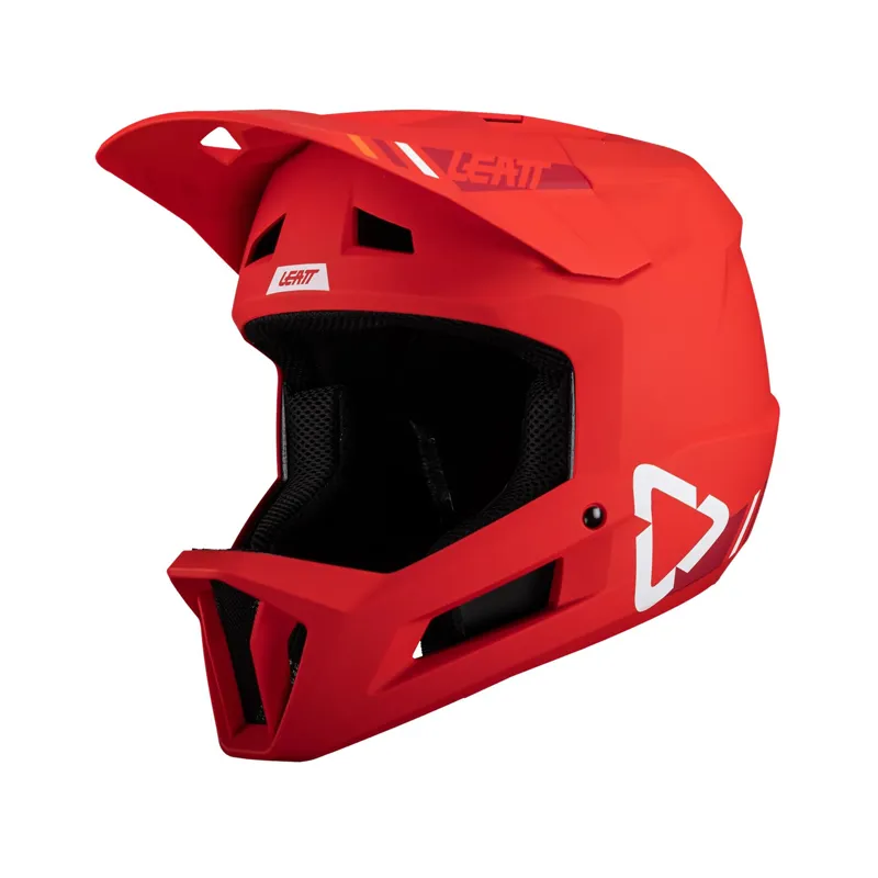 Leatt Gravity 1.0 Full Face Mountain Bike Helmet in Red-1