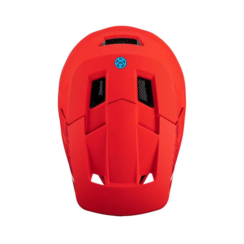 Leatt Gravity 1.0 Full Face Mountain Bike Helmet in Red-3