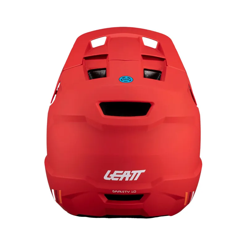 Leatt Gravity 1.0 Full Face Mountain Bike Helmet in Red-4
