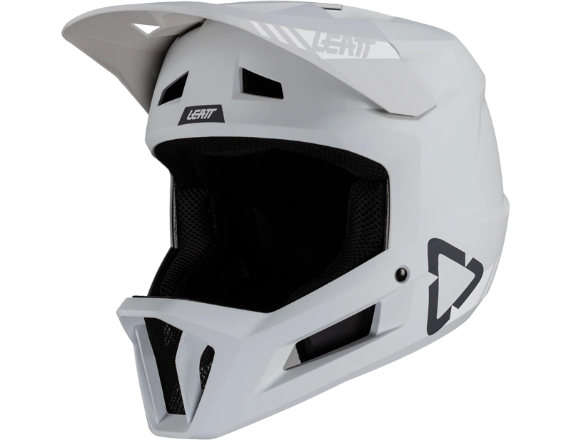 Leatt Gravity 1.0 Full Face Mountain Bike Helmet in Steel Grey