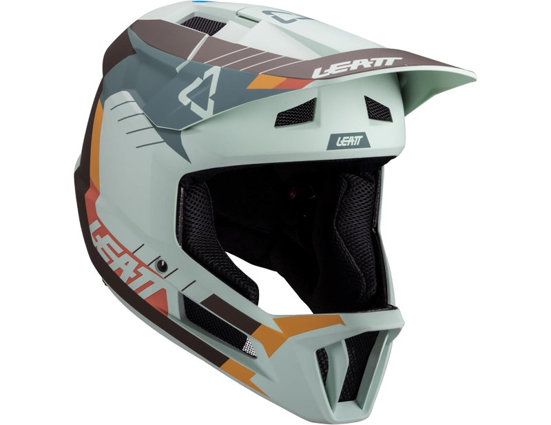 Leatt Gravity 2.0 Full Face Mountain Bike Helmet in Mint Green