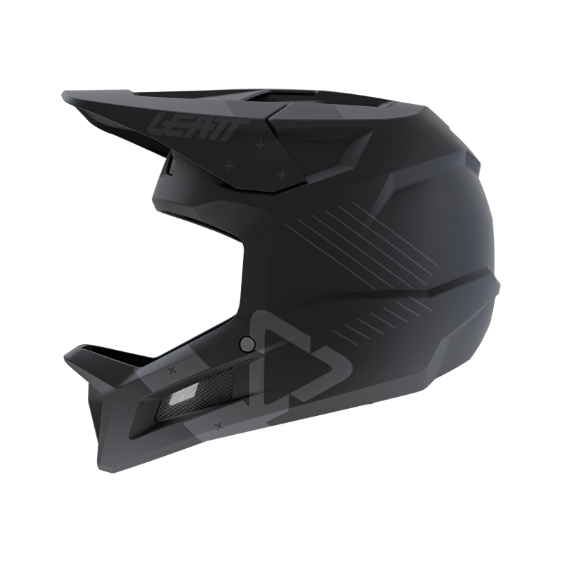 Leatt Gravity 2.0 Full Face Mountain Bike Helmet in Stealth Black/Grey-1