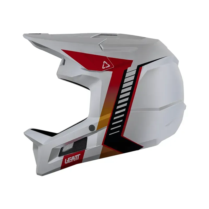 Leatt Gravity 2.0 Full Face Mountain Bike Helmet in White-2