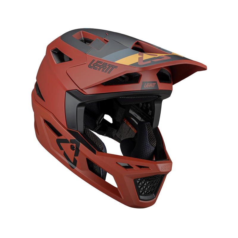 Balfes Bikes Leatt Gravity 4.0 MTB Full Face Helmet in Lava Red | Free postage over £30, £10 off first order, price match & 0% finance.