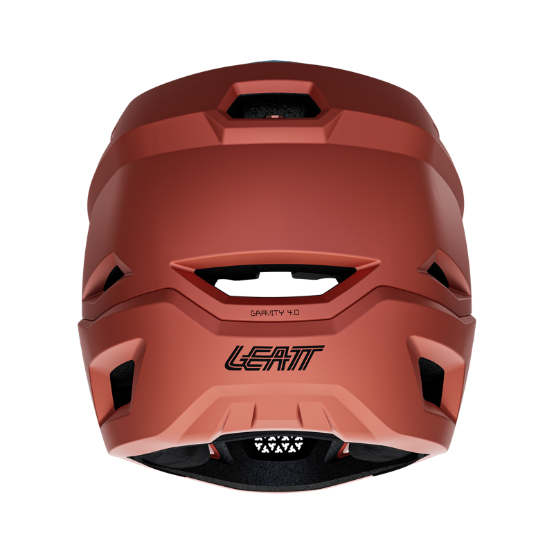 Leatt Gravity 4.0 MTB Full Face Helmet in Lava Red-4
