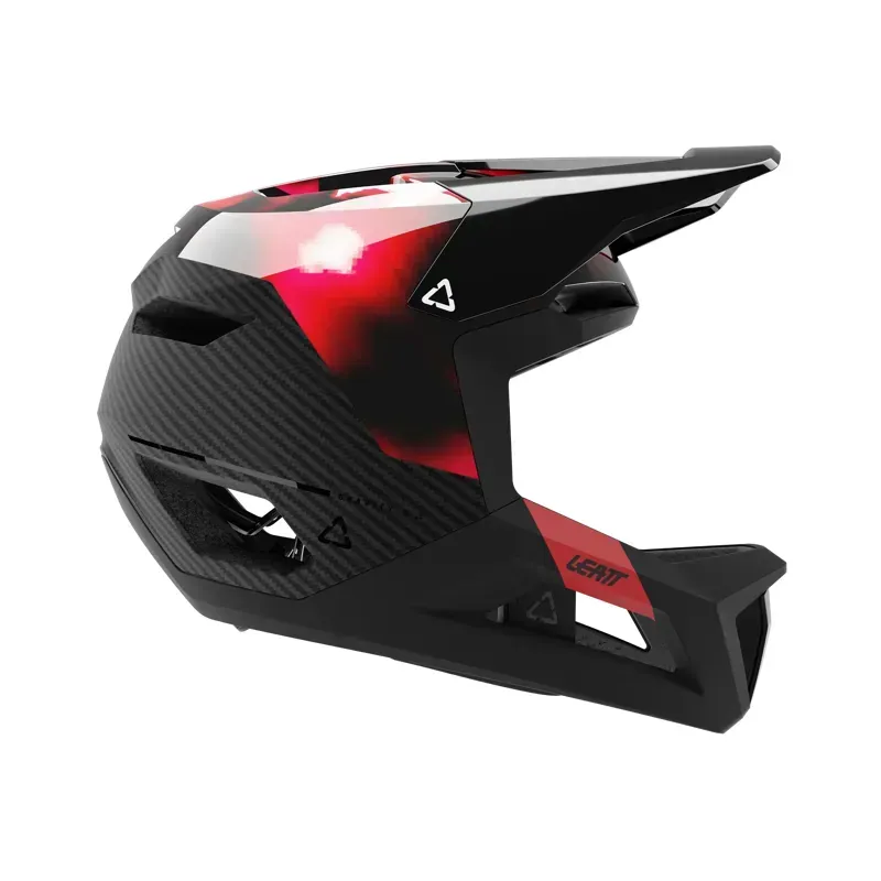 Leatt Gravity 5.0 MTB Full Face Helmet in Red-1
