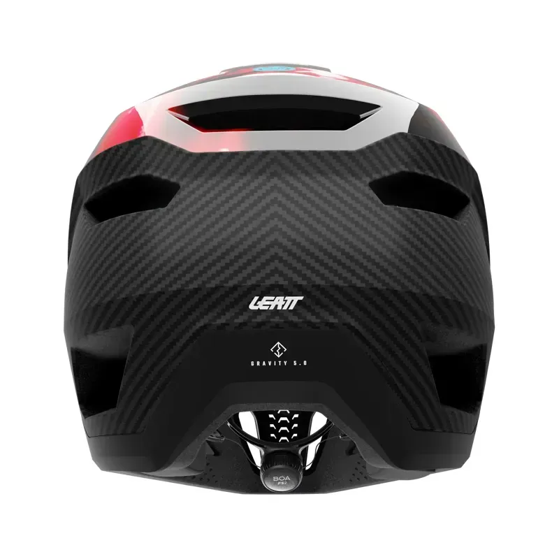 Leatt Gravity 5.0 MTB Full Face Helmet in Red-3