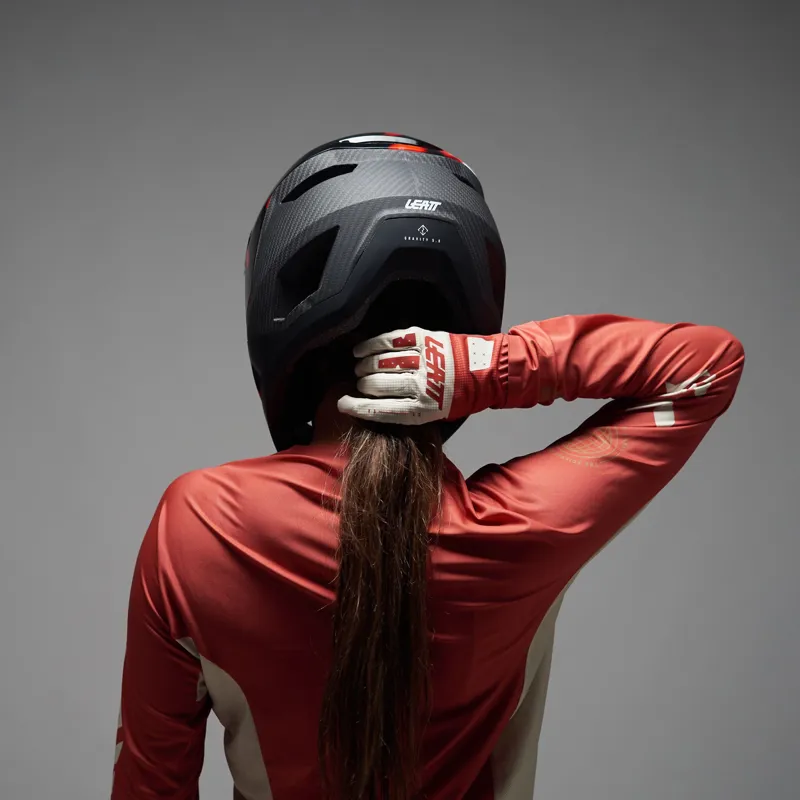 Leatt Gravity 5.0 MTB Full Face Helmet in Red-6