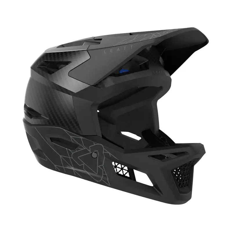 Balfes Bikes Leatt Gravity 6.0 Carbon MTB Full Face Helmet in Stealth Black/Grey | Free postage over £30, £10 off first order, price match & 0% finance.