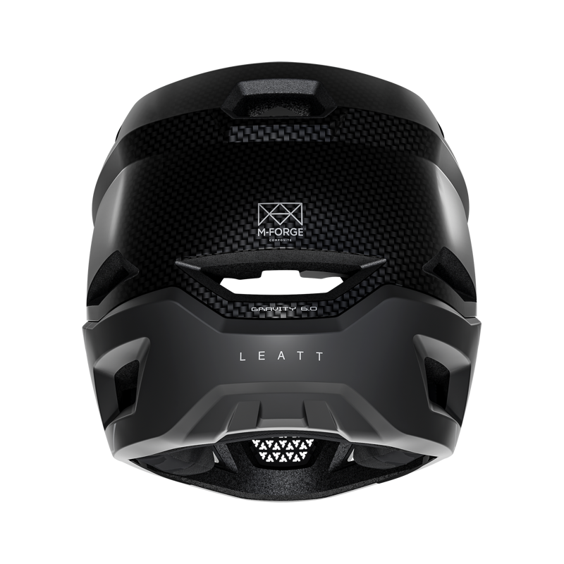 Leatt Gravity 6.0 Carbon MTB Full Face Helmet in Stealth Black/Grey-3