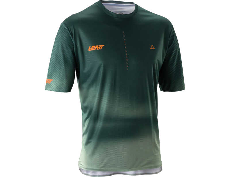 Leatt Trail 3.0 Mountain Bike Short Sleeve Jersey in Spruce Green